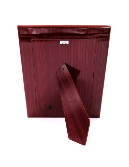 Cornice in Argento Portafoto Lucido con Bordo Interno ed Esterno cm 18x24 