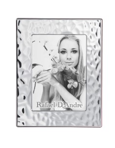 Cornice Portafoto in Argento Lucida Effetto Mare cm 18 x 24