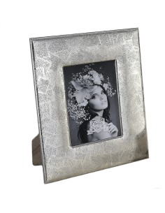 Cornice Portafoto in Argento Texture cm 13 x 18