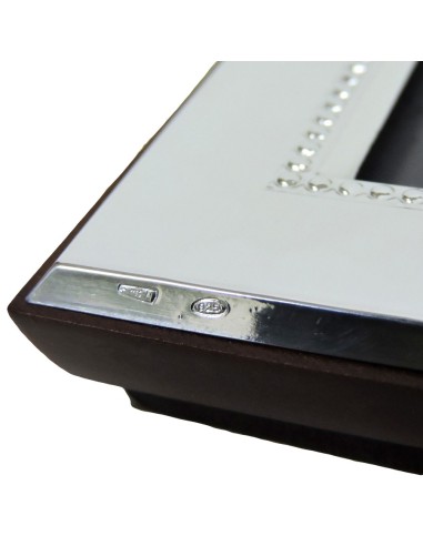 925 Sterling Silver Hammered with Edge Photo...