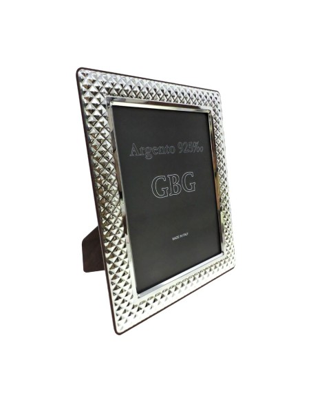 Glänzender Bilderrahmen 13 x 18 cm aus Massivem 925er Sterlingsilber