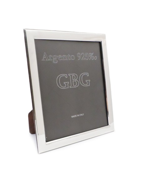 Cornice Portafoto Lucida in Argento Massiccio 925 cm 18x22