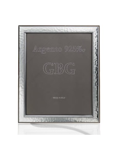 Sterling Silver Hammered with Edge Photo Frame...