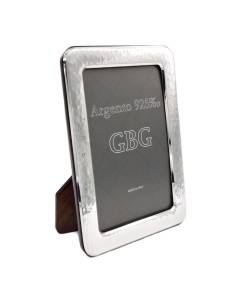 Sterling Silver Hammered Photo Frame with Rounded Corners... 2