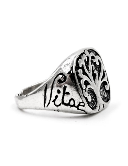 Sterling Silver Arbor Vitae Chevalier Ring 