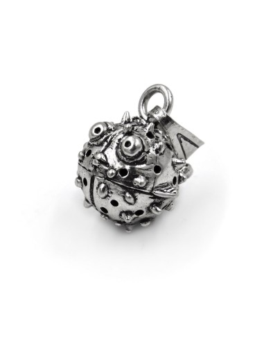 Ciondolo Pesce Palla in Argento 
