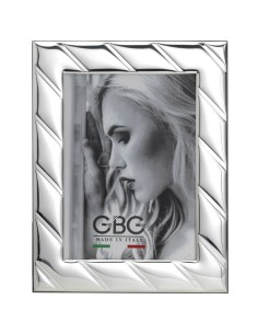 Cross Lines Silver Picture Frame 7 x 9