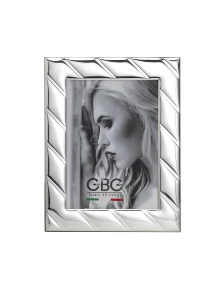 Cross Lines Silver Picture Frame 4 x 6