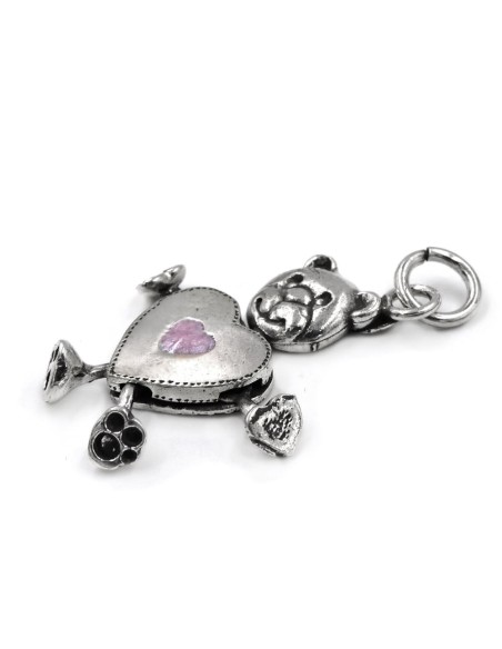Bracciale Angelo di Dio Preghiera Donna in Argento 925 Rodiato 