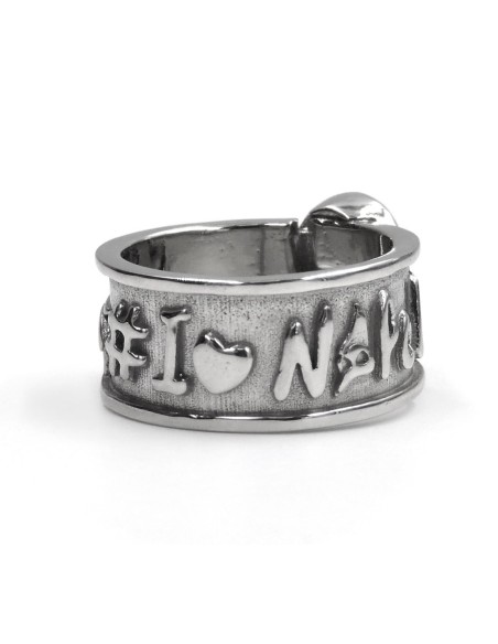 Ich Liebe Neapel Ring aus 925er Sterlingsilber