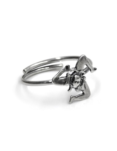 Sterling Silver Trinacria Ring 