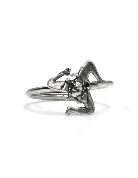 Anello Trinacria in Argento Sterling 925