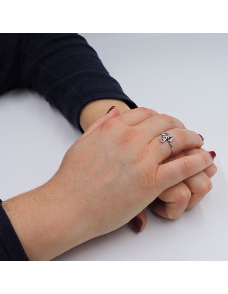 Sterling Silver Trinacria Ring 