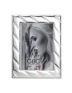 Cross Lines Silver Picture Frame 5 x 7