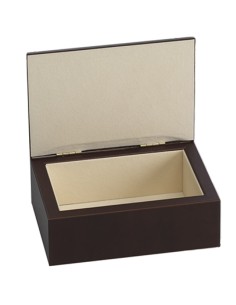 Cofanetto 50 Anniversario Portagioie in Legno e Argento PVD  2