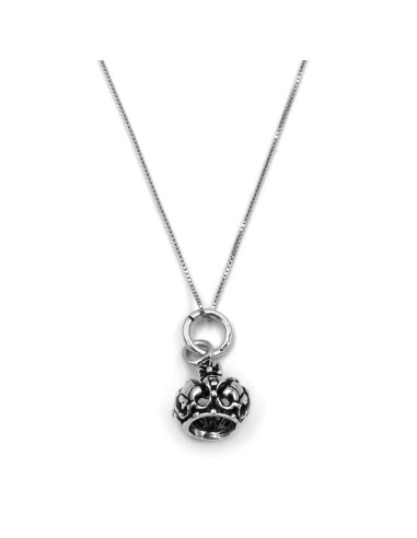 Collana Corona Reale in Argento 
