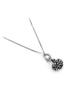 Bracciale Catena Donna in Argento 925 Rodiato con... 2