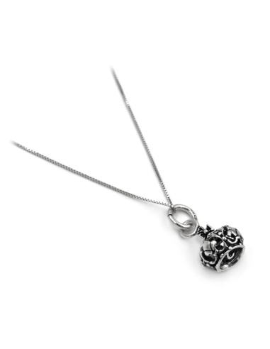 Collana Corona Reale in Argento 