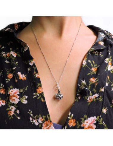 Sterling Silver Royal Crown Pendant Necklace