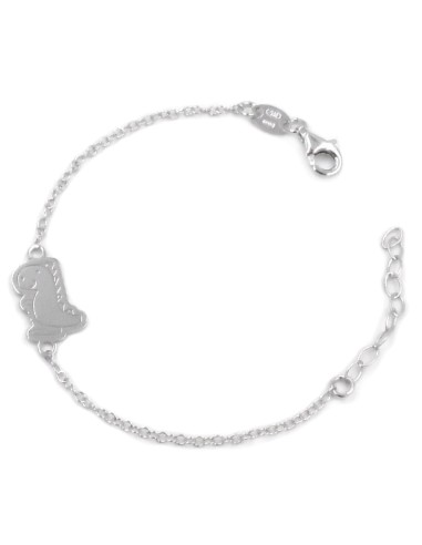 Dinosaurier-Armband aus Rhodiniertem 925er...