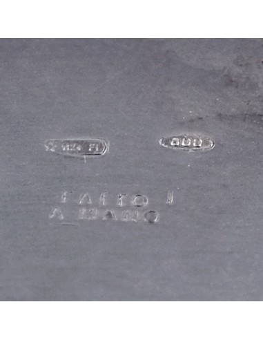 Scatola Portagioie Tonda in Argento 800 