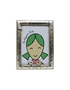 Cornice Portafoto Bimbi Rosa Orsetti Mini cm 9x13 in...