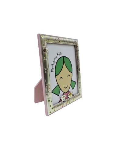 Cornice Portafoto Bimbi Rosa Orsetti Mini cm...