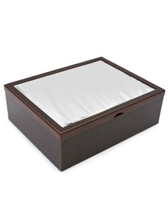 Drop Cofanetto Portagioie  in Legno e Argento
