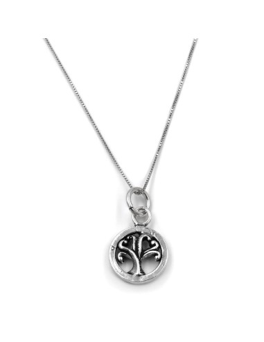 Collana con Medaglia Albero della Vita in Argento