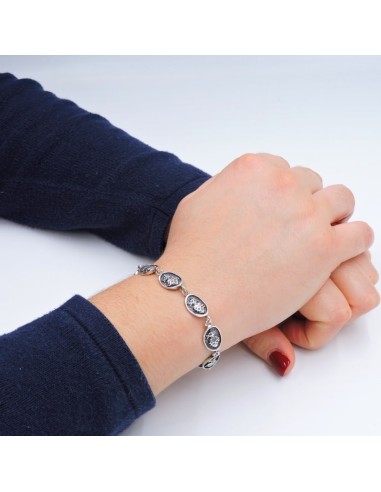 Bracciale Rosario Boules Grandi Argento 925...