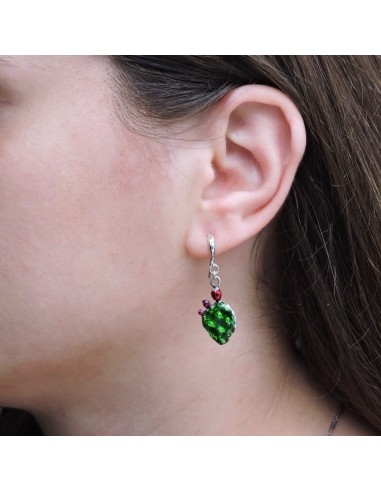 Orecchini Fiore in Argento 925 Con Zirconi...