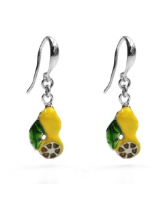 Orecchini Limoni in Argento 925 Smaltato 