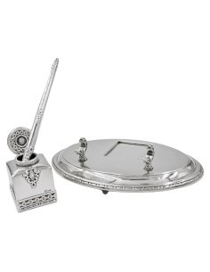 925 Sterling Silver Baroque Writing Set  2