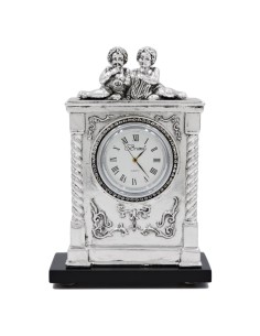Baroque Desk Clock Children Musicians